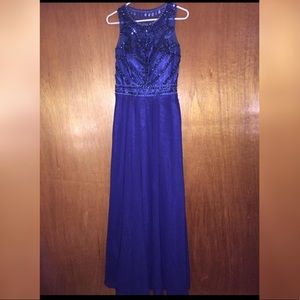 Navy Blue Prom Dress